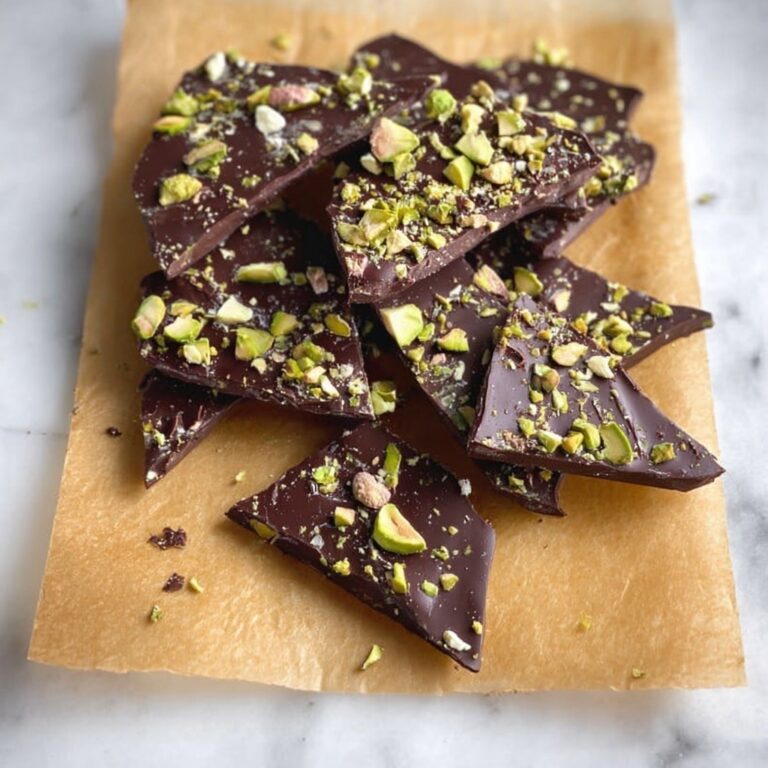 Pistachio Chocolate Bark with Cranberries and Sea Salt Recipe