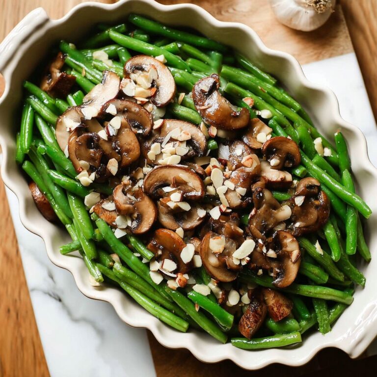 Sautéed Green Beans and Mushrooms Recipe