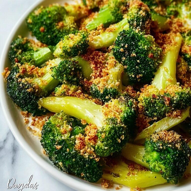 Roasted Broccoli with Lemon, Garlic, and Parmesan Recipe