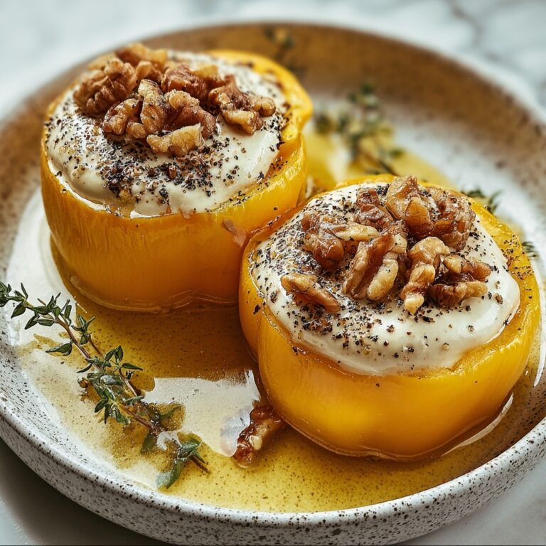 Elegant Roasted Apples with Blue Cheese Delight Recipe