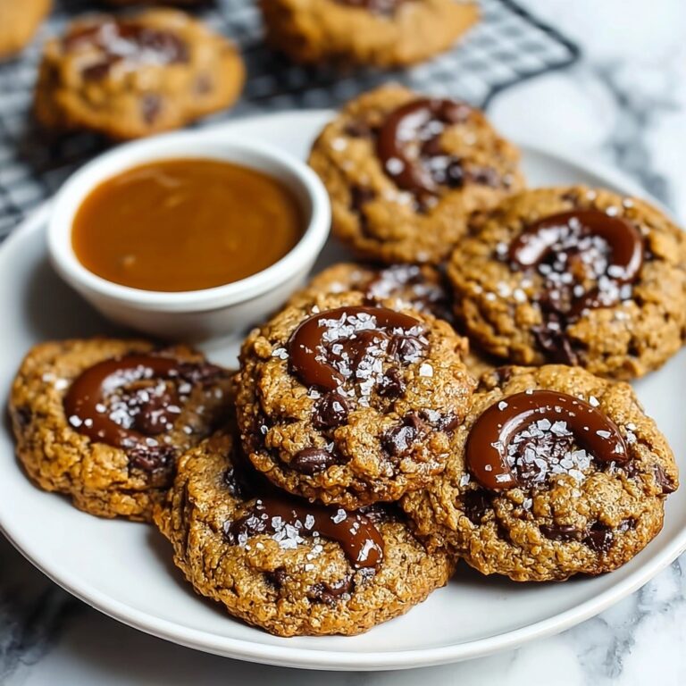 Salted Caramel Pretzel Chocolate Chip Cookies Recipe