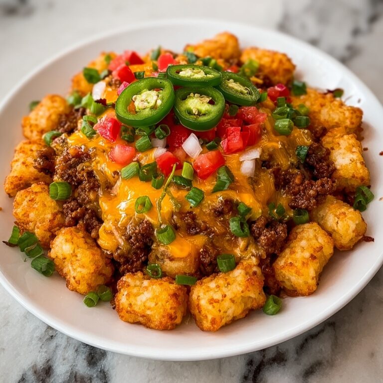 Nacho Cheese Tater Tot Casserole Recipe