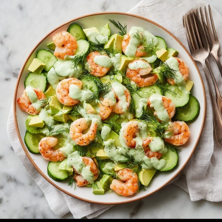Shrimp and Avocado Salad with Creamy Herb Dressing Recipe