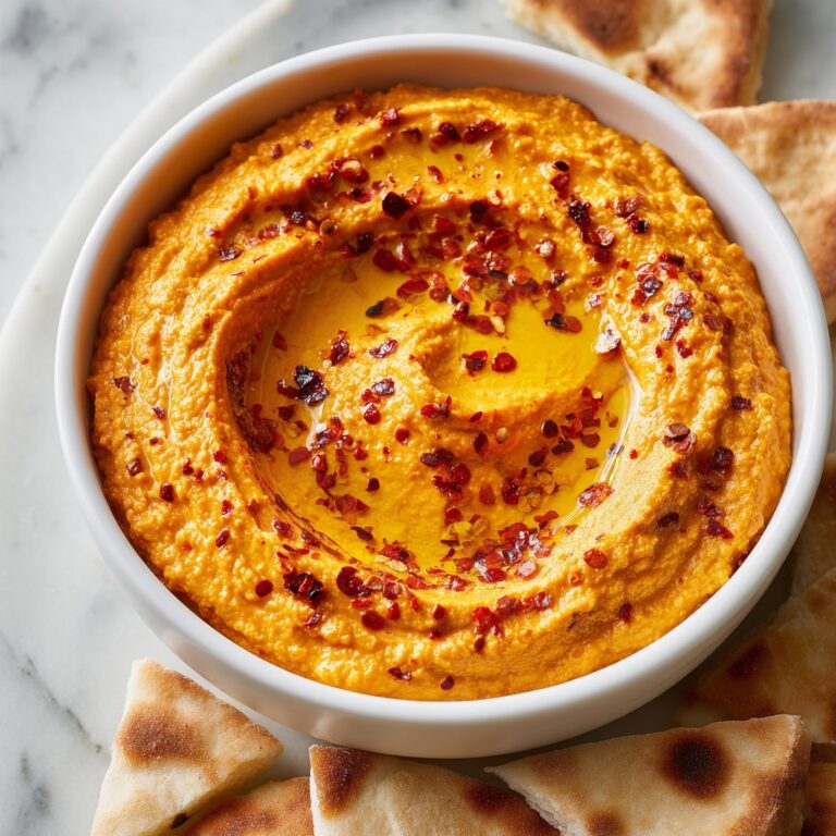 Roasted Red Pepper Hummus Recipe
