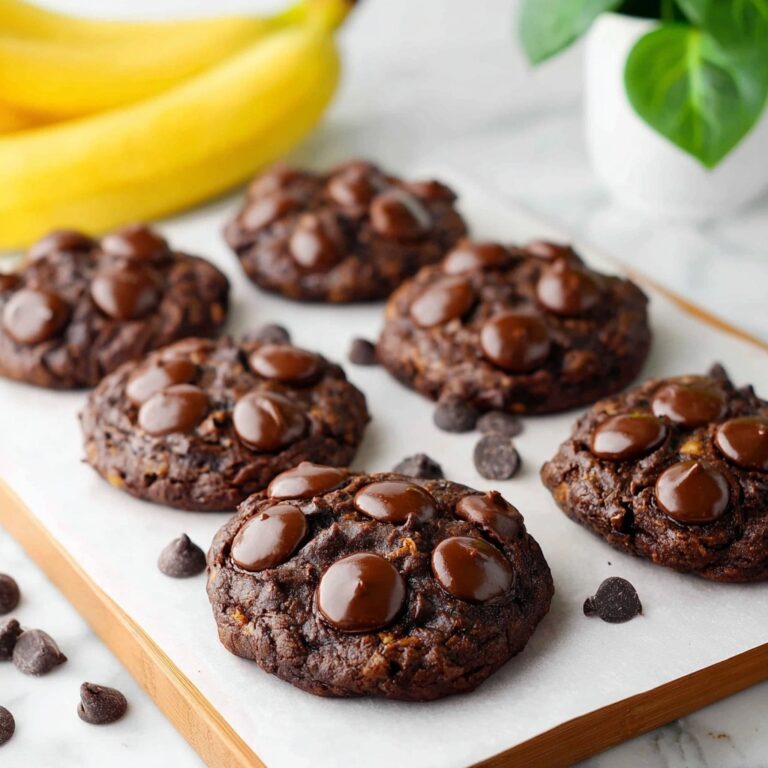 Cocoa Banana Chickpea Cookies Recipe