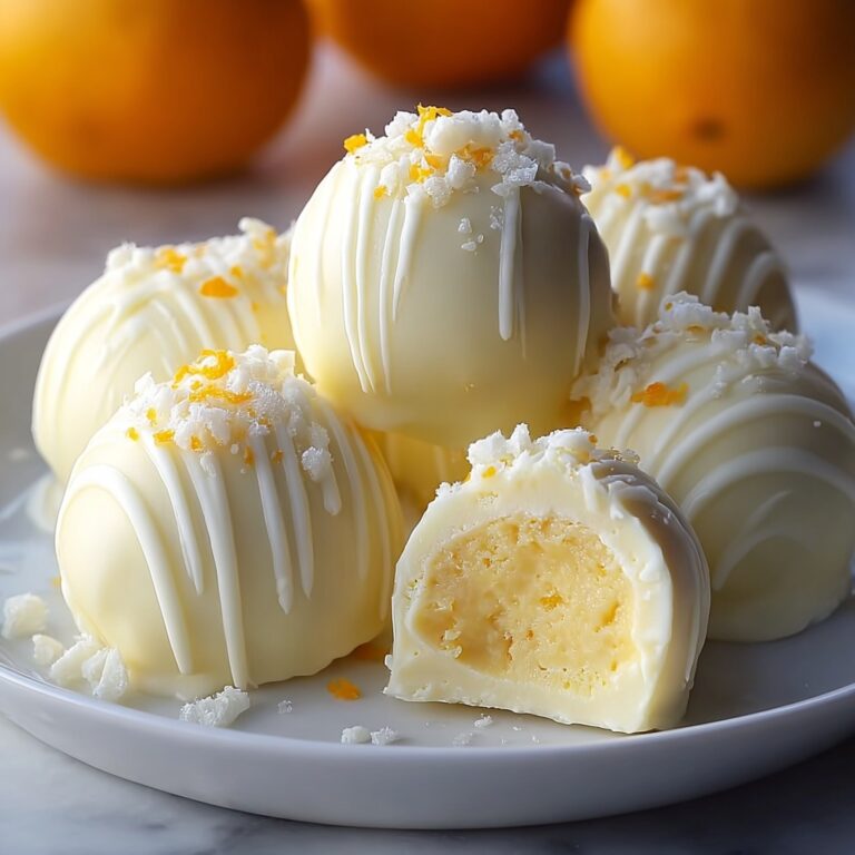 White Chocolate Orange Creamsicle Truffles Recipe