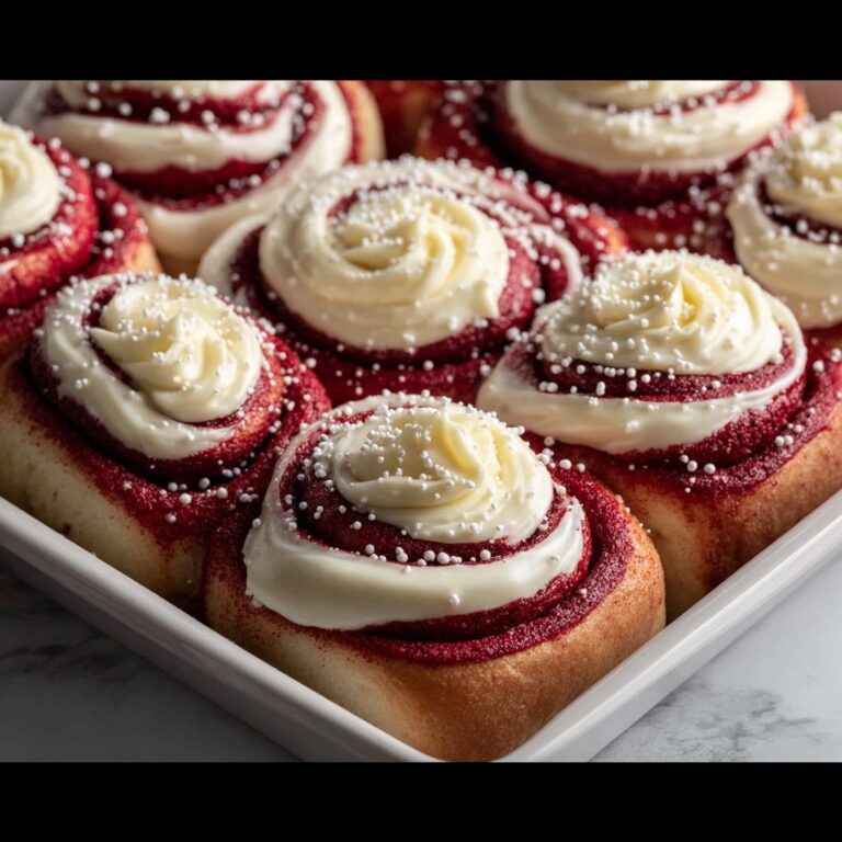 Red Velvet Cinnamon Rolls | The Perfect Christmas Morning Treat Recipe