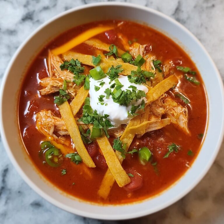 Easy Chicken Tortilla Soup Recipe