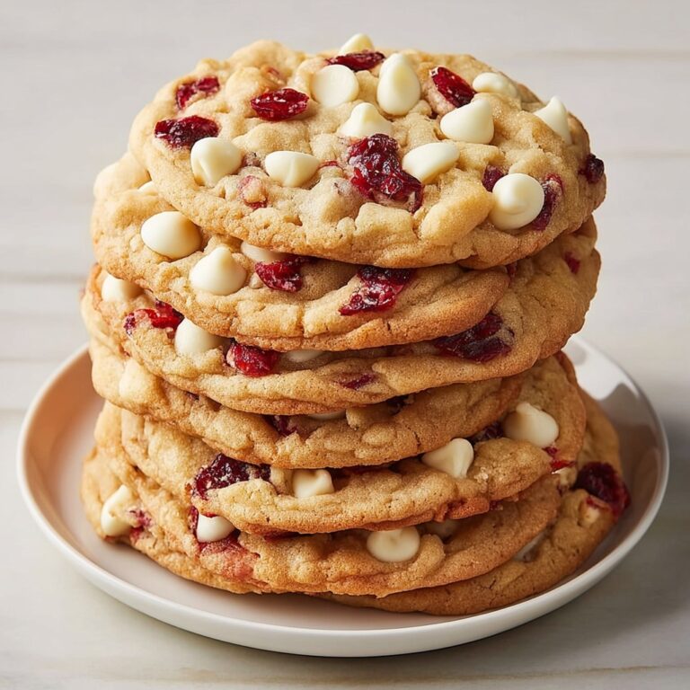 White Chocolate Cranberry Cookies Recipe