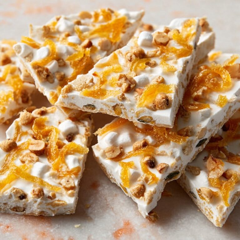 White Chocolate Bark with Candied Ginger Recipe