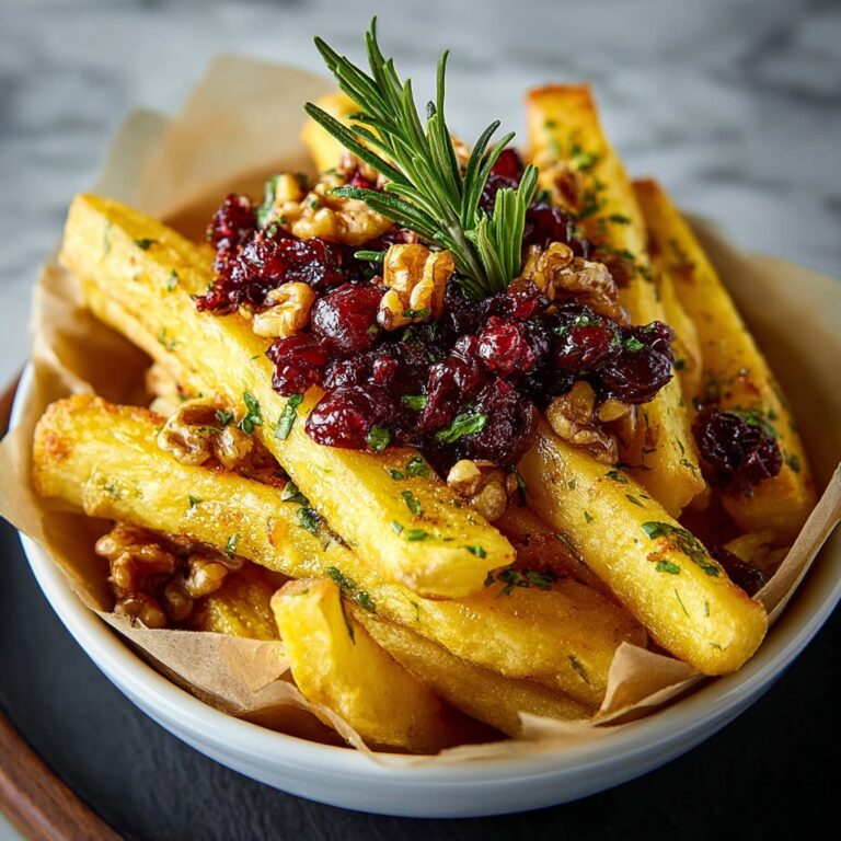 Honey Roasted Parsnips with Cranberries & Walnuts Recipe