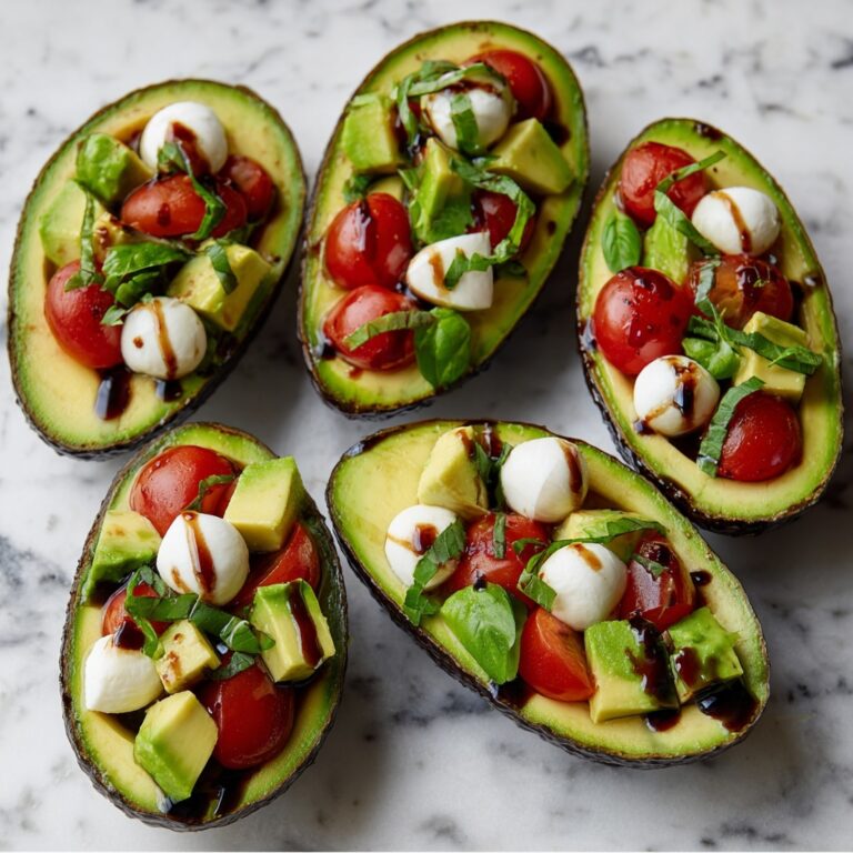 Caprese Stuffed Avocados Recipe