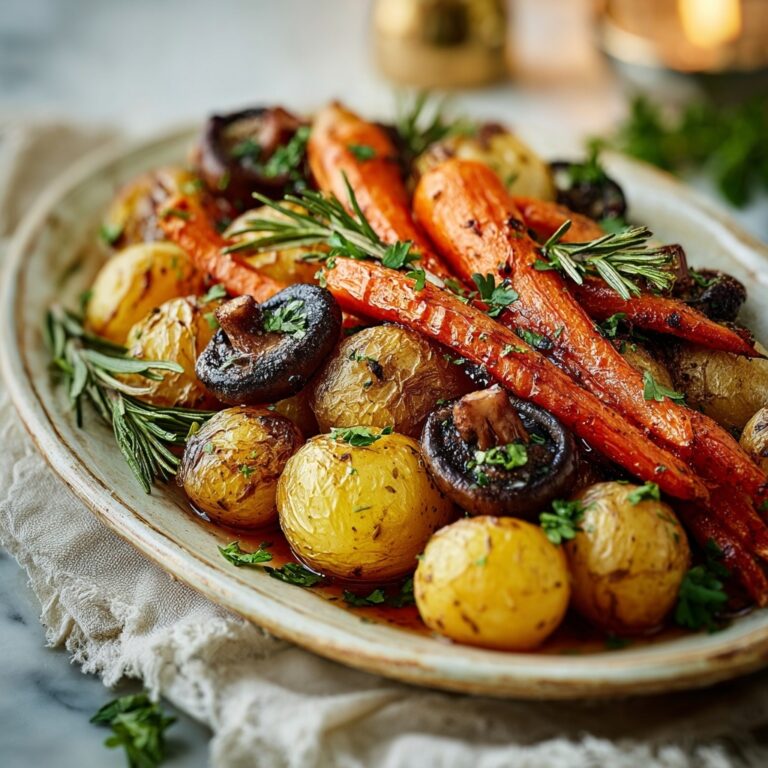 Honey Garlic Winter Vegetable Roast – 7 Cozy Veggie Wins Recipe