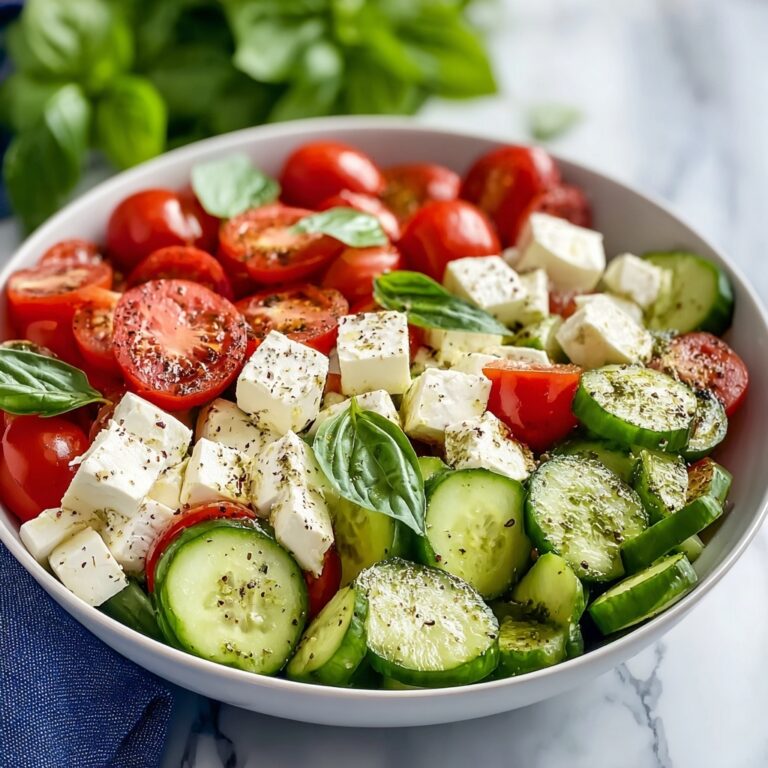 Cucumber Caprese Salad Recipe