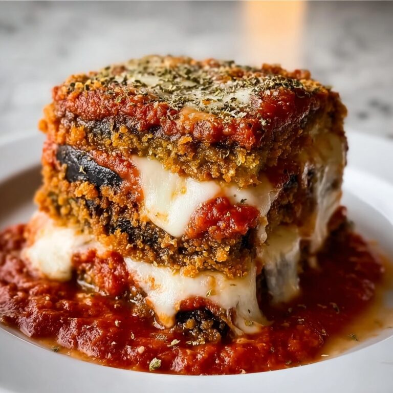 Crispy Baked Eggplant Parmesan Recipe