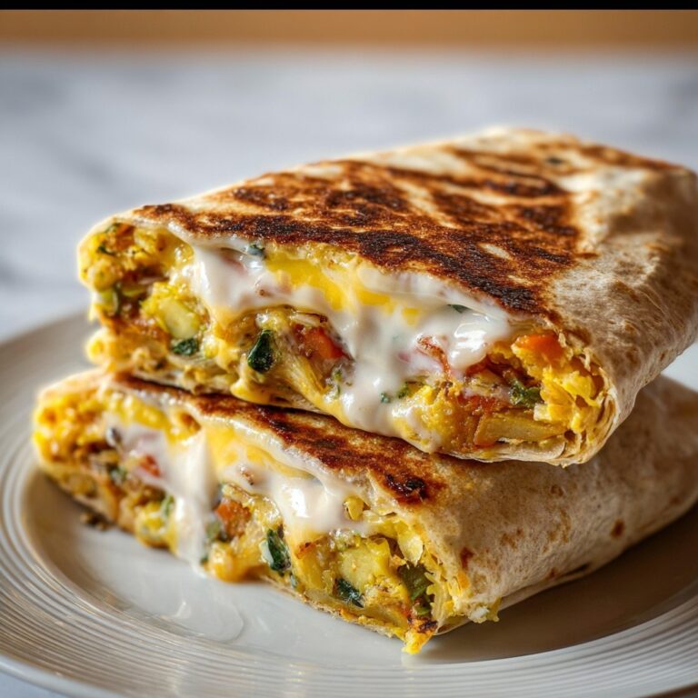 Sheet Pan Breakfast Burritos with Creamy Chipotle Sauce Recipe