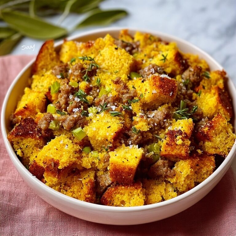 Sausage Southern Cornbread Stuffing Recipe