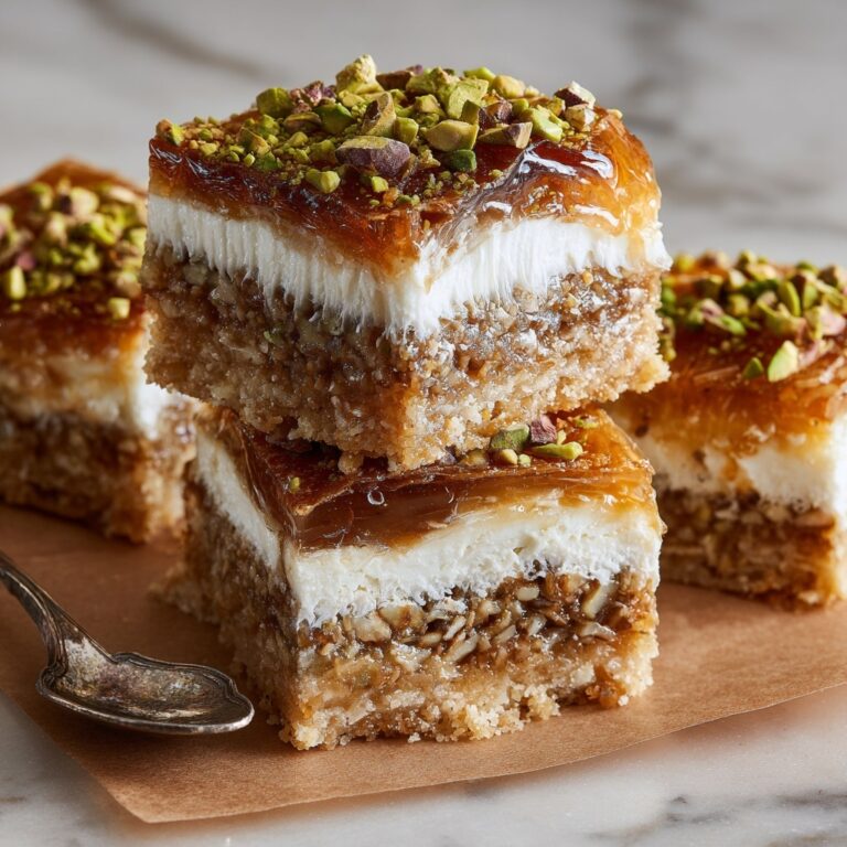 Baklava Cheesecake Bars: A Flaky, Creamy Fusion of Two Classics Recipe