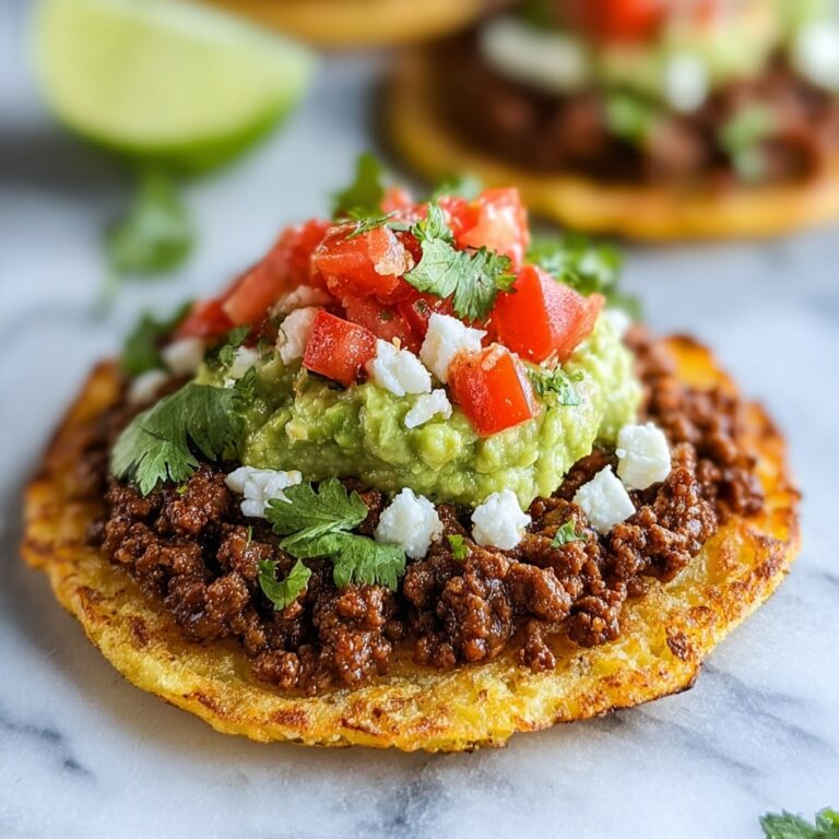 Loaded Ground Beef Tostadas Ready in 30 Minutes Recipe