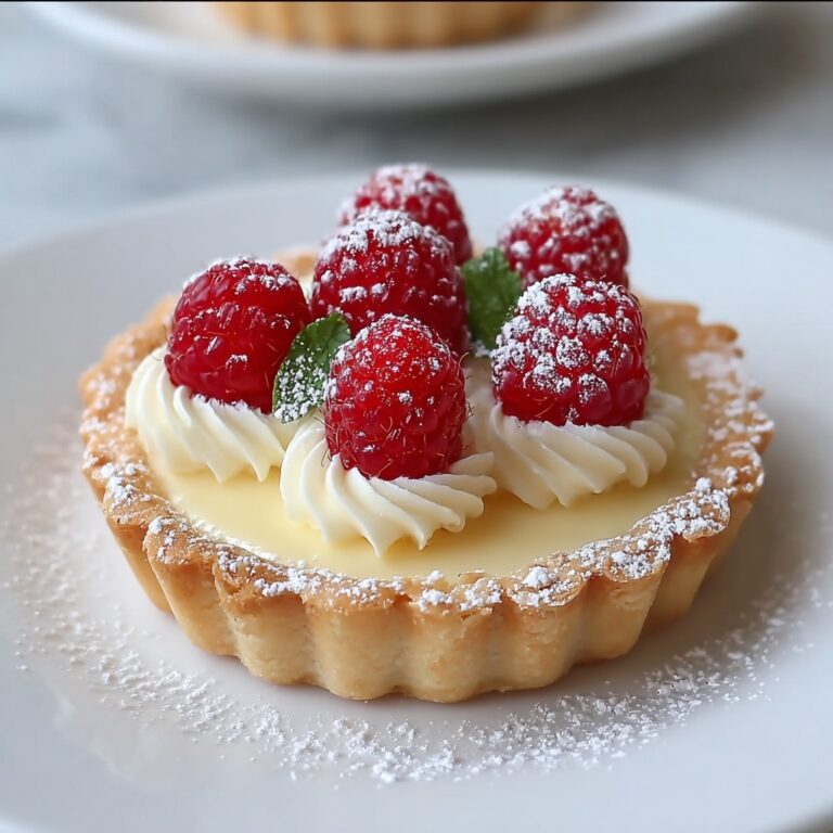 Elegant White Chocolate Mousse Tart for Effortless Indulgence Recipe