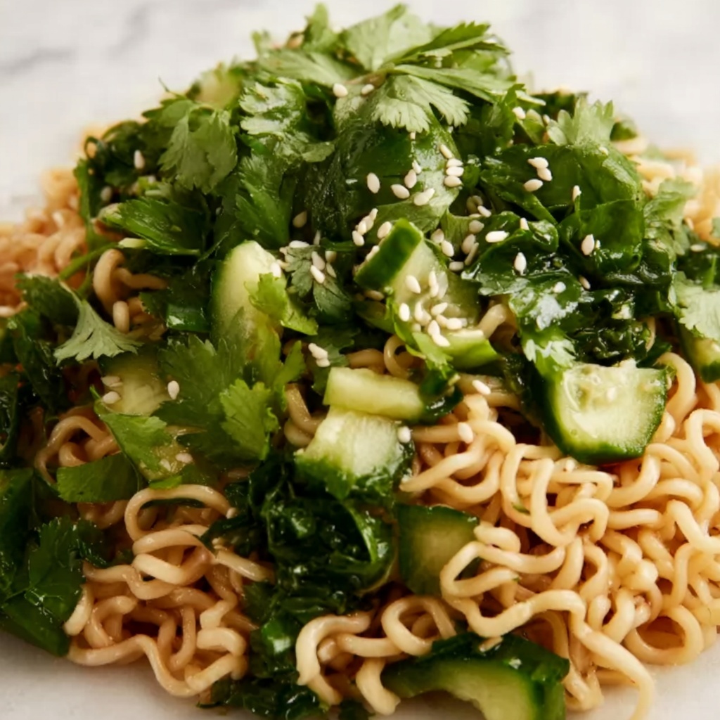 Spicy Peanut Noodle Salad Recipe - Recipe Image
