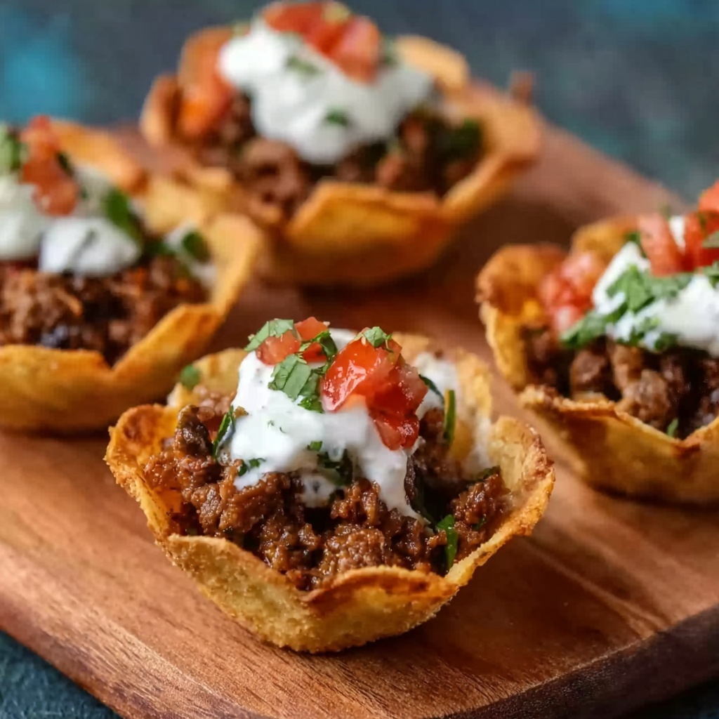 Red, White, and Blue Taco Bites Recipe - Recipe Image