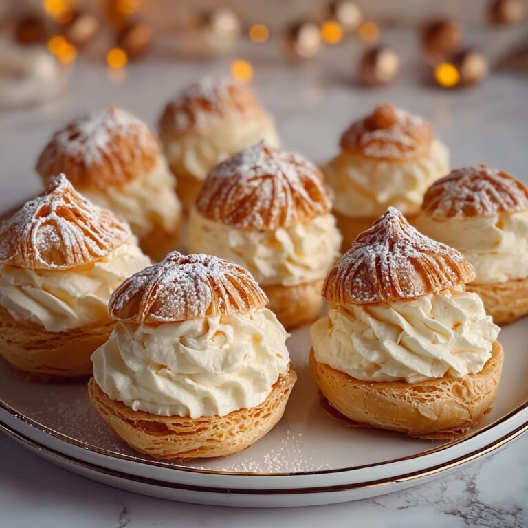 Dreamy Eggnog Cream Puffs Holiday Delight Recipe