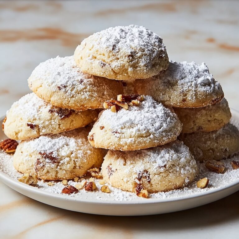 Buttery Pecan Snowball Cookies Recipe