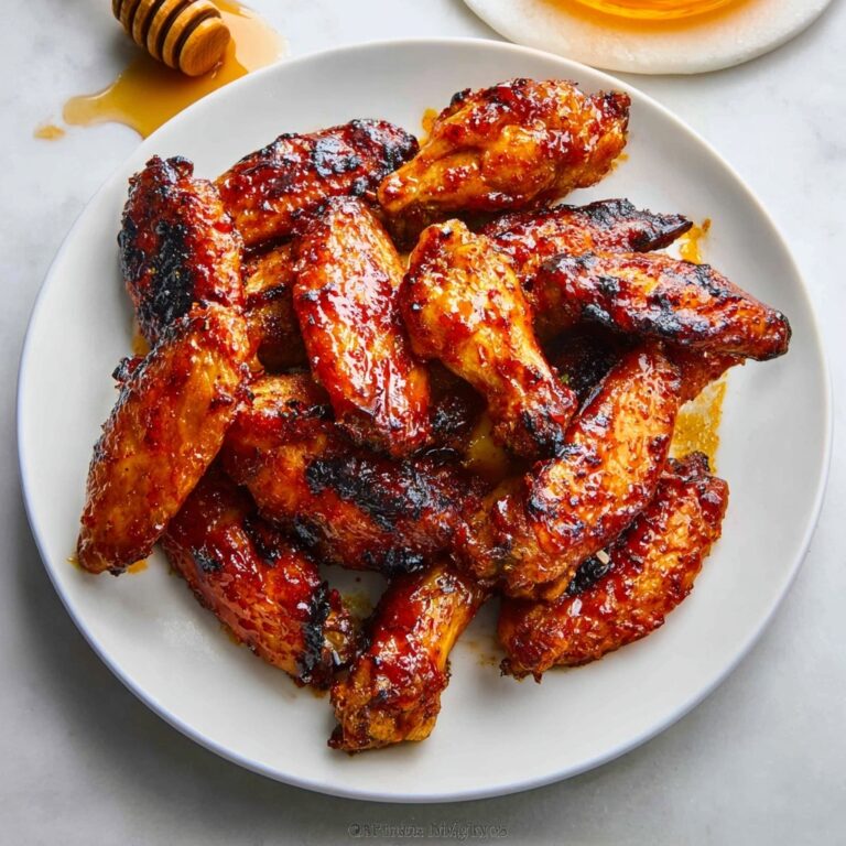 Honey BBQ Wings in the Air Fryer Recipe