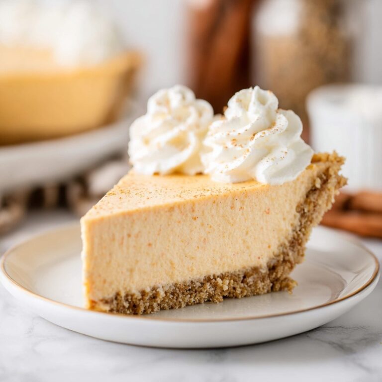 Easy No-Bake Eggnog Pie Recipe