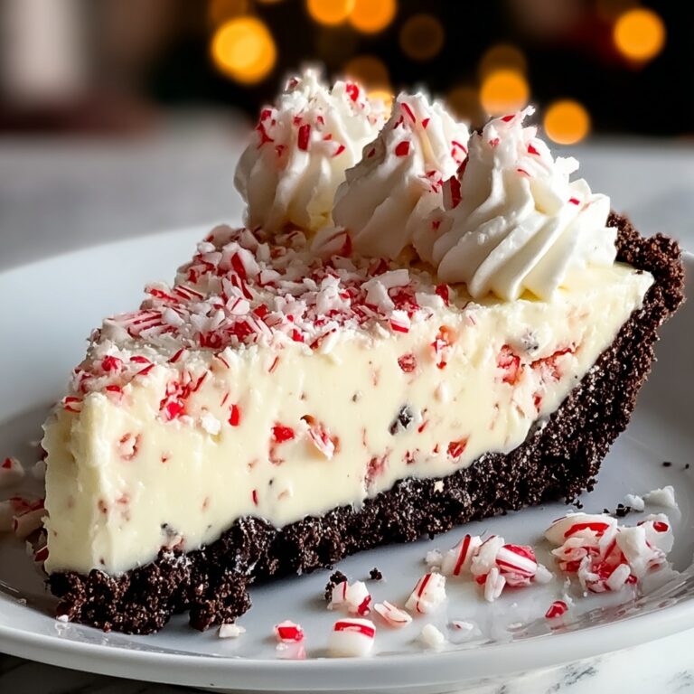 White Chocolate Peppermint Pie Recipe