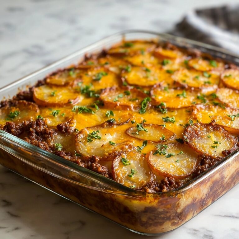 Easy and Hearty Hobo Casserole with Ground Beef and Potatoes Recipe