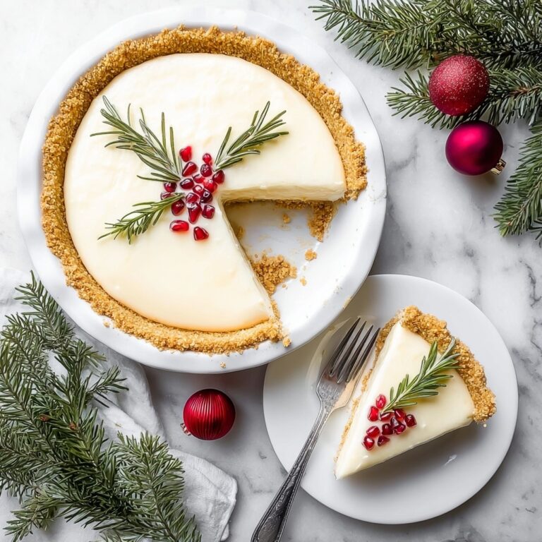 Eggnog Cheesecake with Rum and Spices Recipe