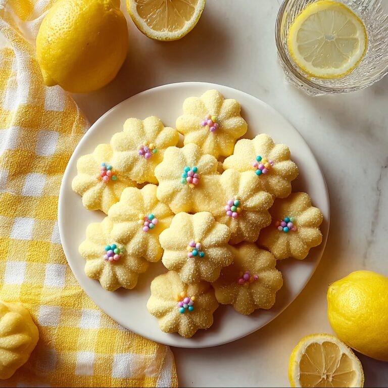 Buttery Lemon Spritz Cookies Recipe