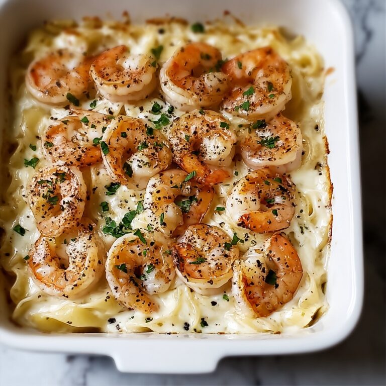 Shrimp Scampi Pasta Bake Recipe