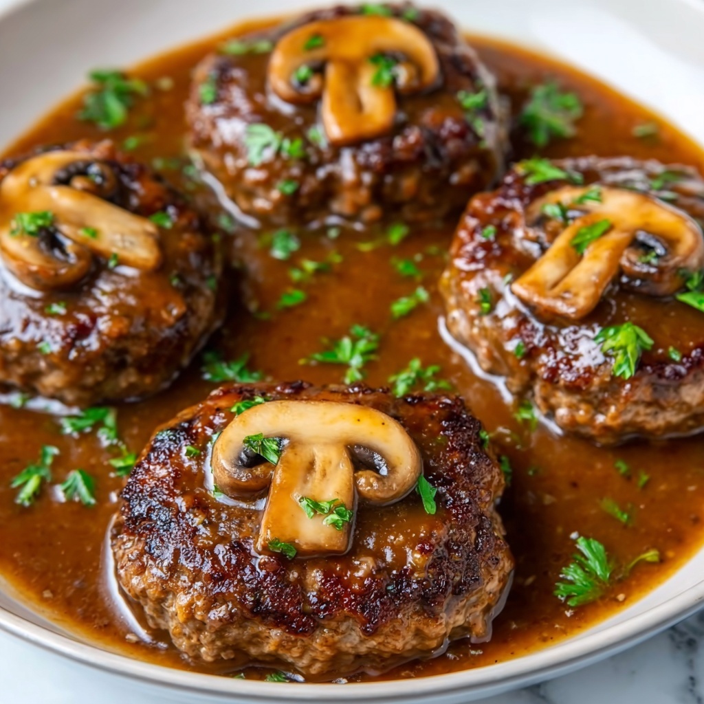 Easy Homemade Salisbury Steak Recipe - Recipe Image