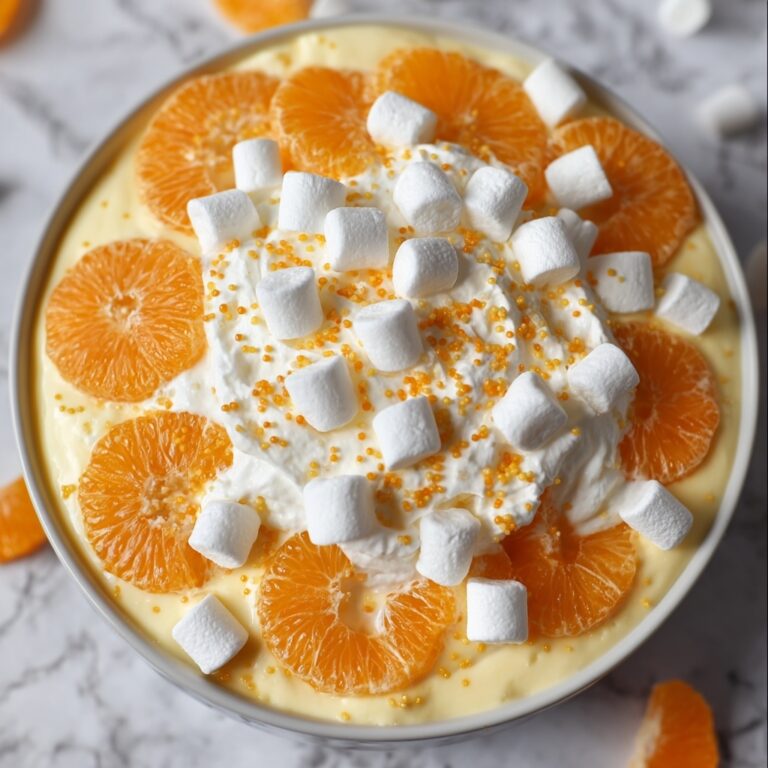 Orange Fluff Jello Salad: Light, Creamy & Retro Sweet Treat Recipe