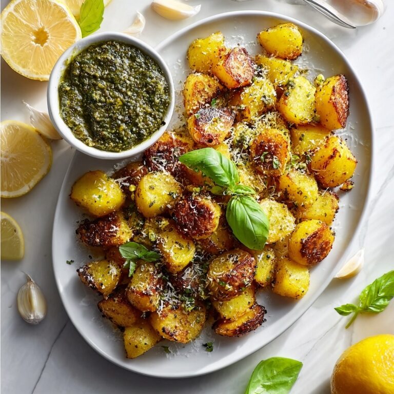 Parmesan Pesto Roasted Potatoes Recipe