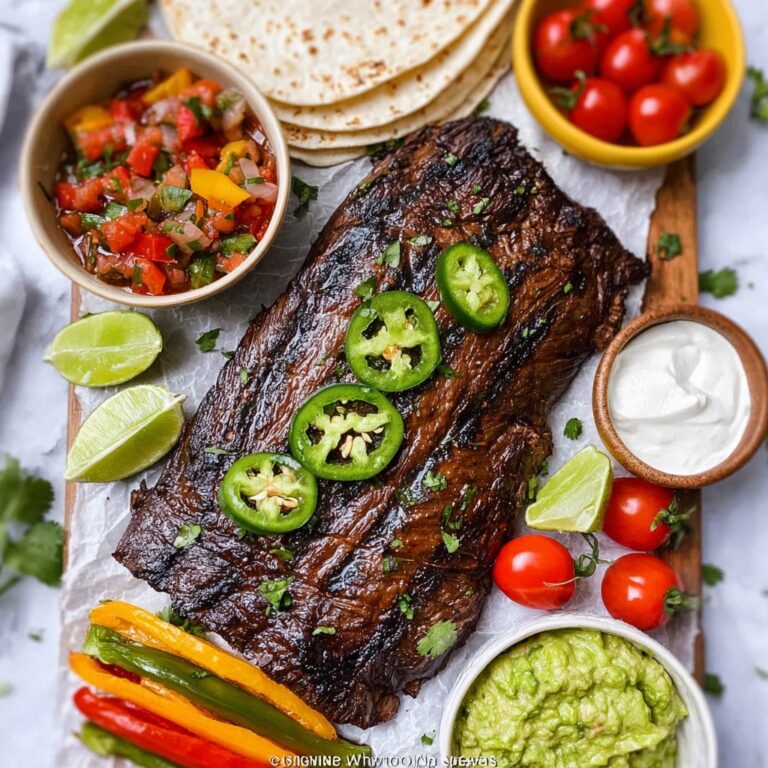 Grilled Steak Fajitas Recipe