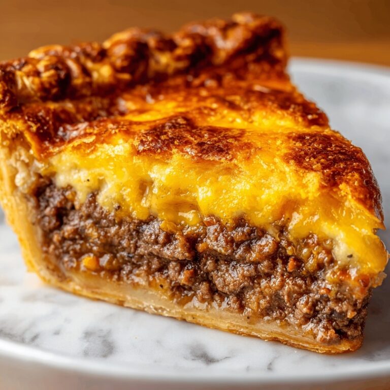 How to Bake the Ultimate Homemade Cheeseburger Pie Recipe