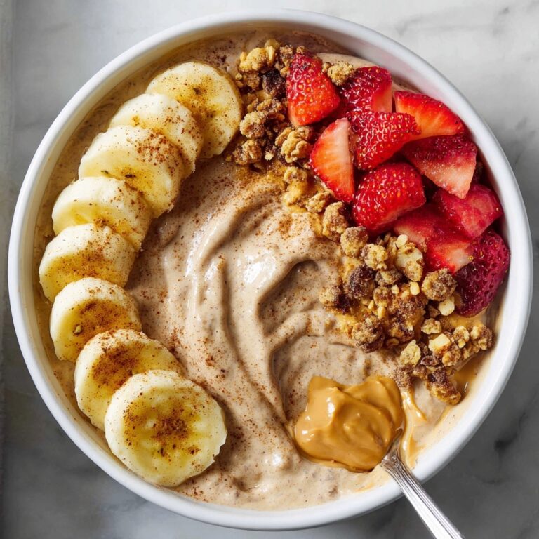 Chocolate Protein Yogurt Bowl with Peanut Butter and Toppings Recipe