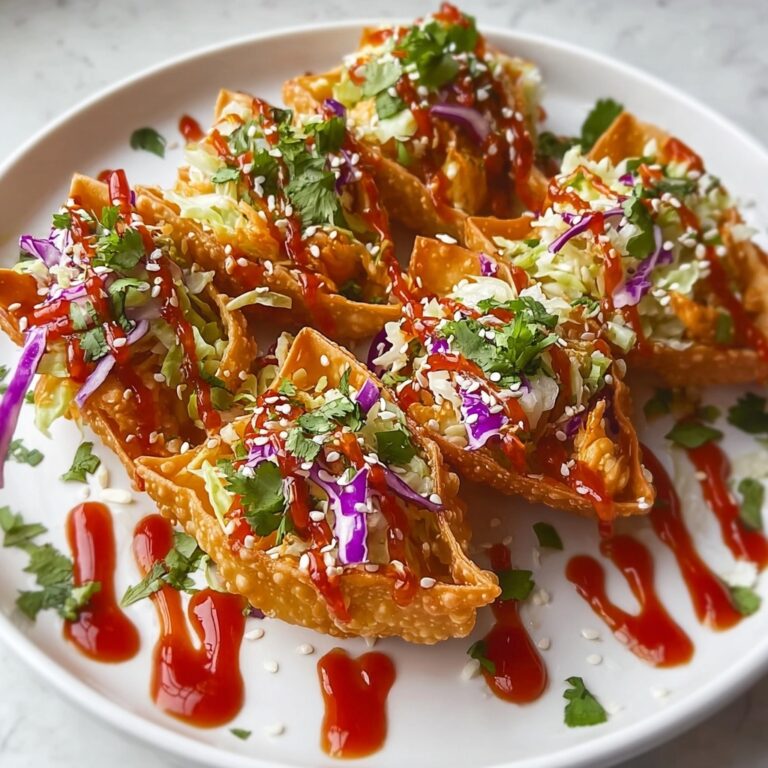 Crispy Chicken Wonton Tacos Recipe