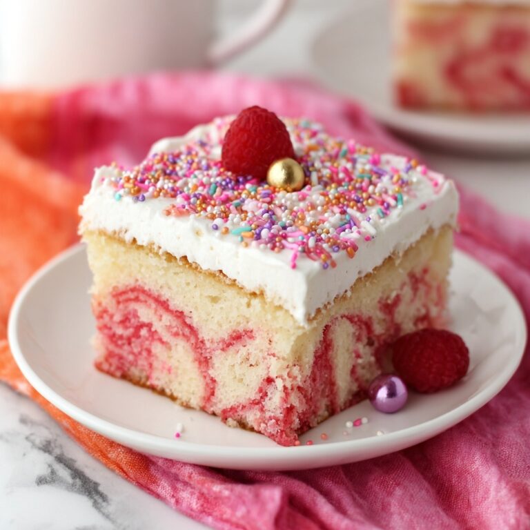 Raspberry Jello Poke Cake Recipe