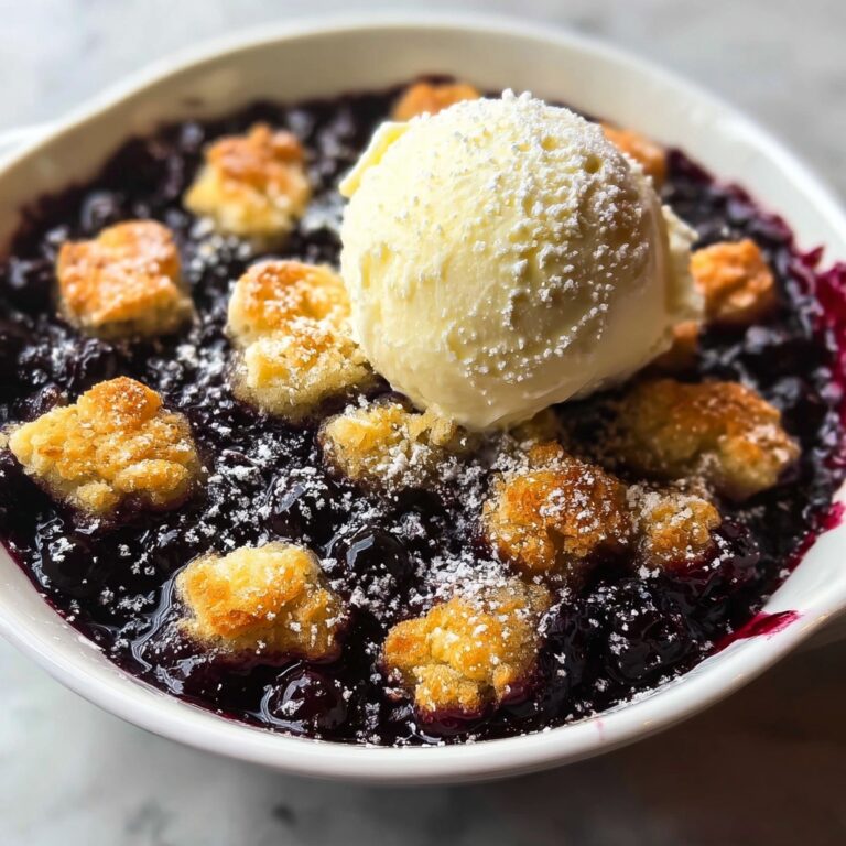Fresh Blueberry Cobbler Recipe