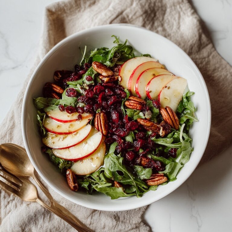 Honeycrisp Apple Salad with Pecans & Cranberries Recipe