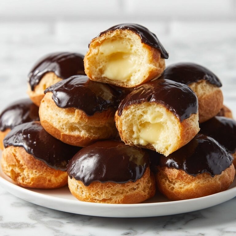 Gold-Dusted Chocolate Profiteroles Recipe