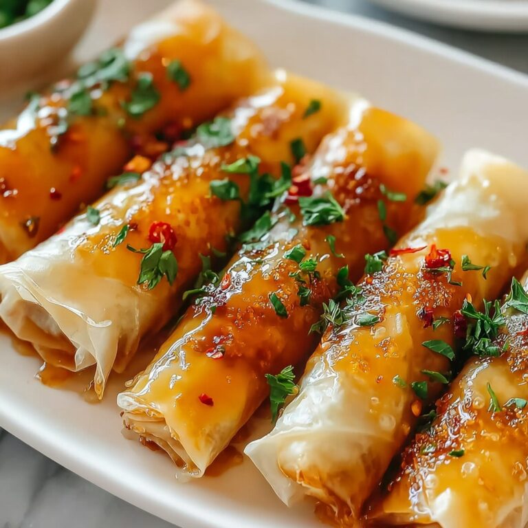 Crispy Feta Rolls with Hot Honey Recipe
