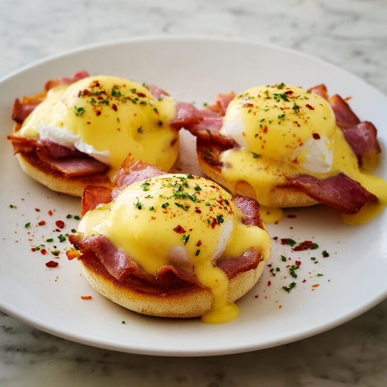 Classic Eggs Benedict with Hollandaise Recipe
