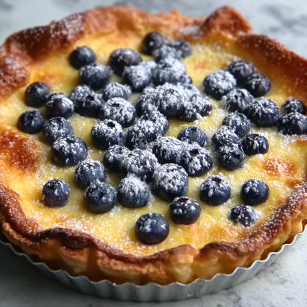 Blueberry Lemon Dutch Baby Recipe - Recipe Image