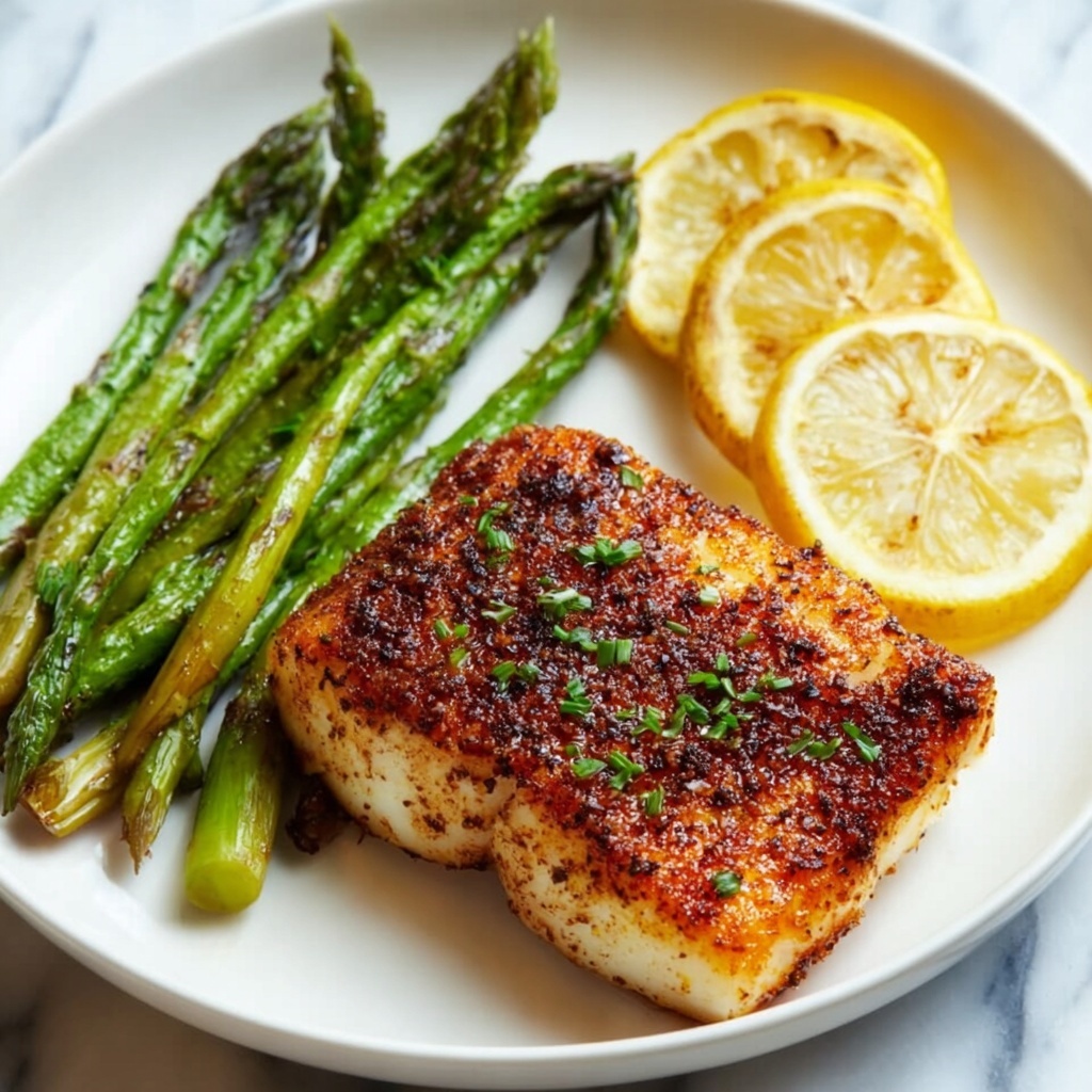 Air Fryer Cod with Lemon and Parsley Recipe - Recipe Image